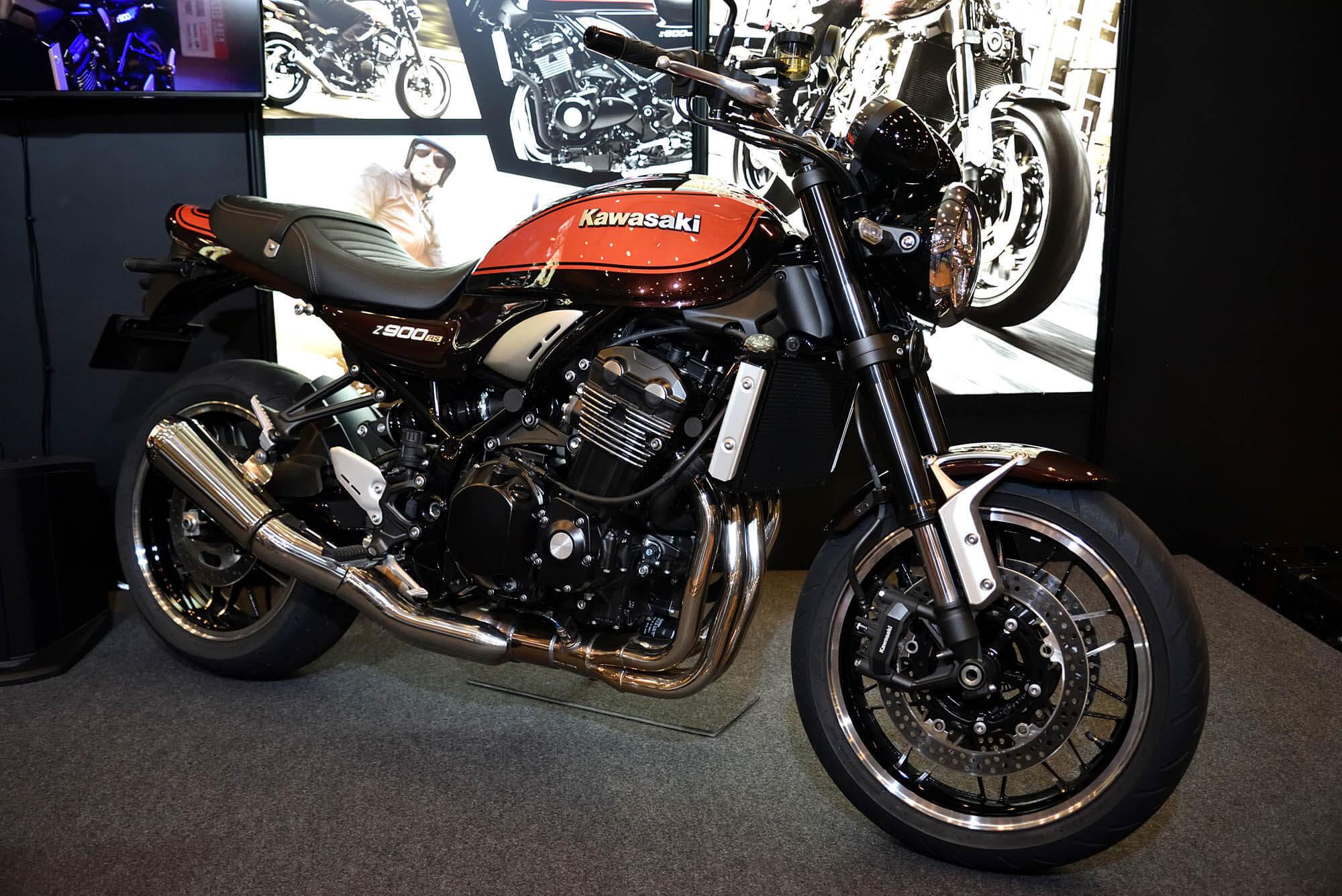 Cette magnifique z900 RS est géolocalisable 24/7 avec son traceur GPS Pégase Moto
