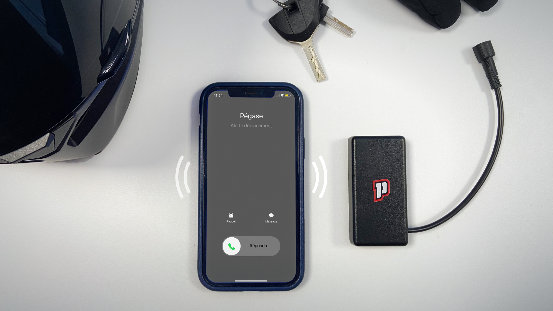 Appel de déplacement avec traceur GPS Pégase