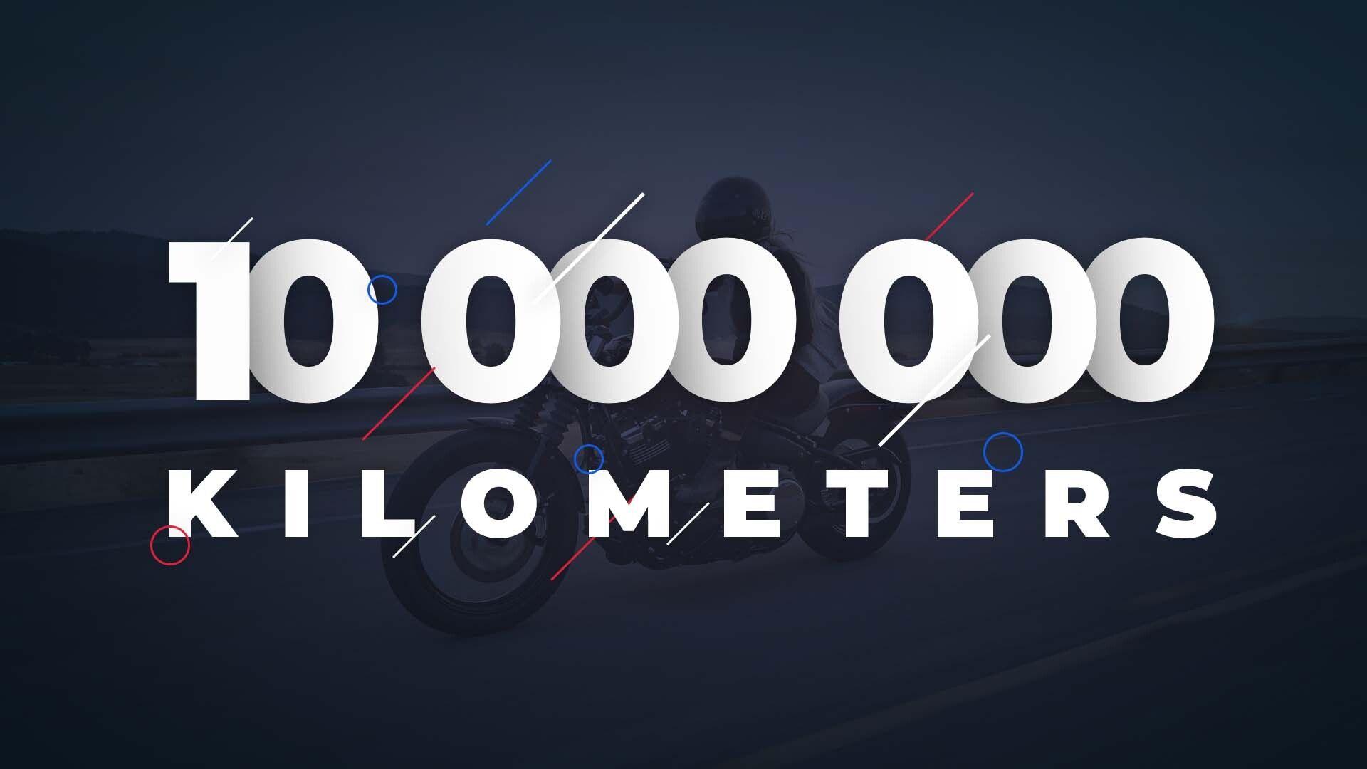 Jeudi 26 août 2021 la société SMT Performances enregistrait le 10 000 000ème kilomètre franchi par son traceur Pégase Moto