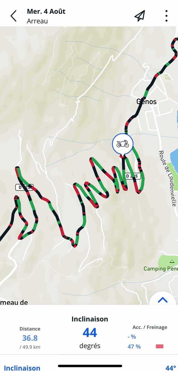 L'application gratuite Pegase Moto permet de partager et d'exporter vos roadtrips moto