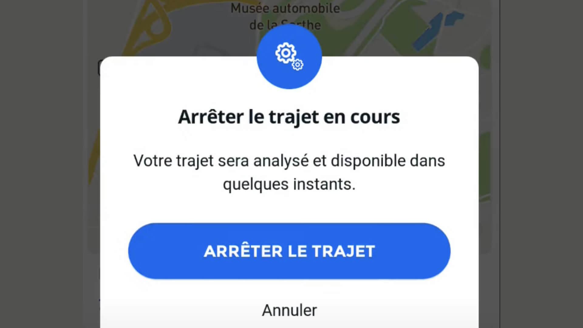 pegase arrêter le trajet