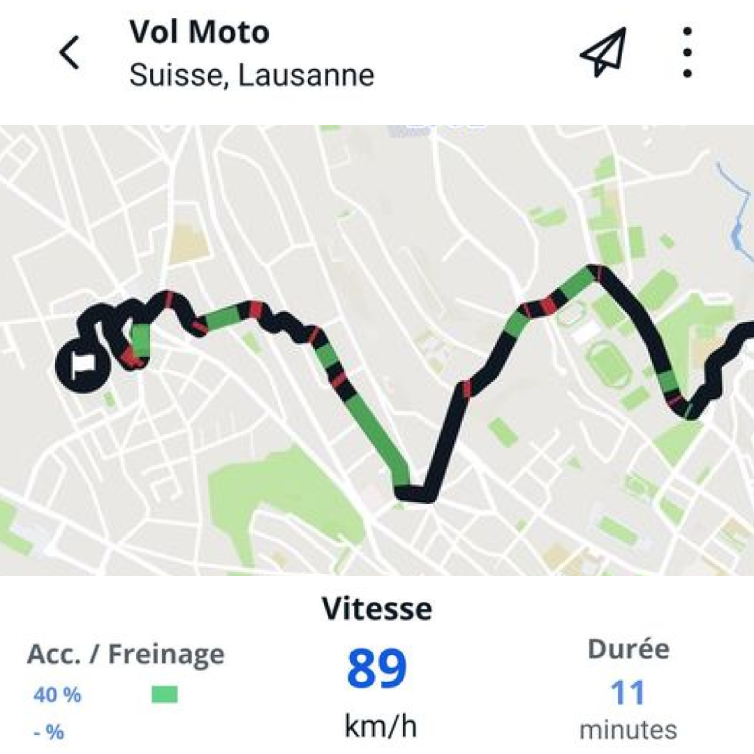 Trajet effectué par le voleur de la moto de Leuk_701