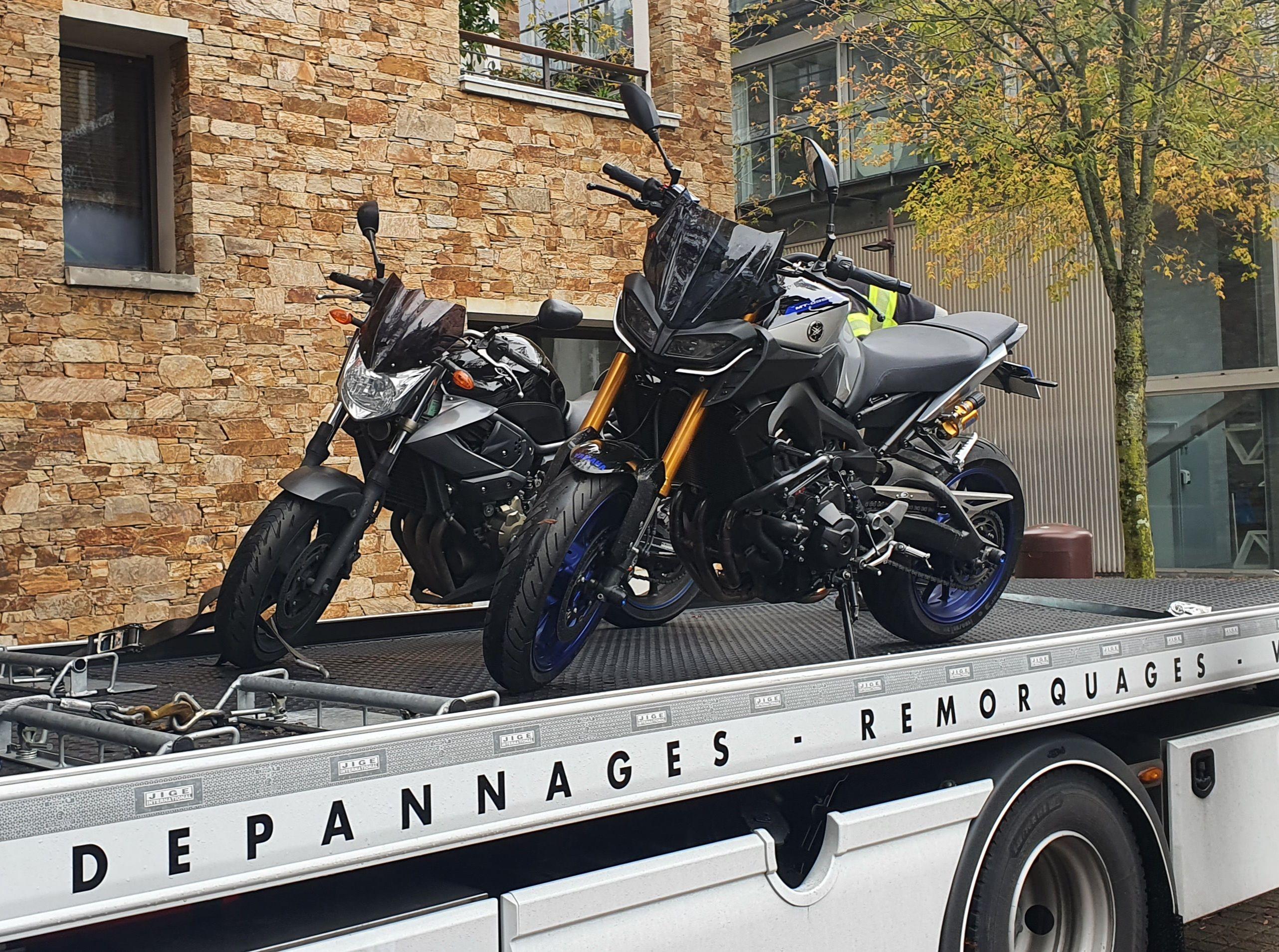 Pégase a empêcher le vol de ses deux motos