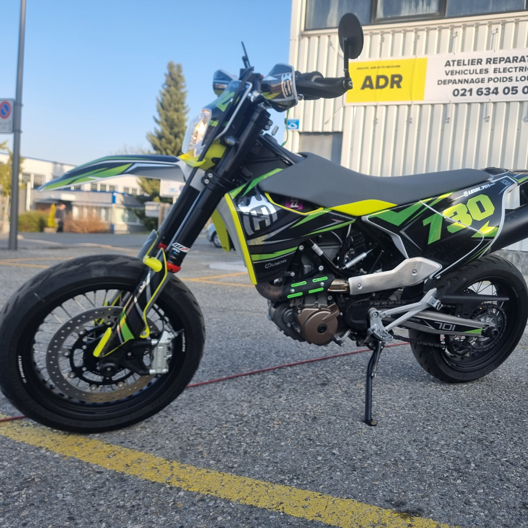 La moto a été retrouvée par la police