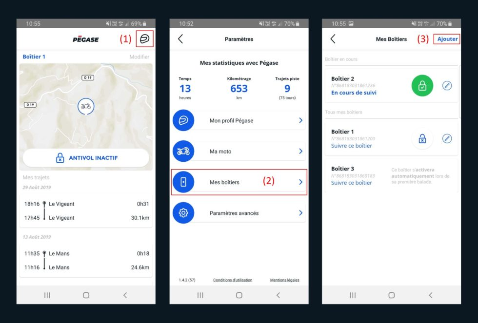 multiboitier pégase